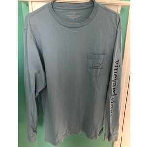 Blue vineyard vines long sleeve